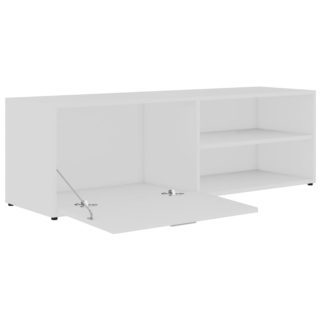 Móvel de TV 120x34x37 cm derivados de madeira branco
