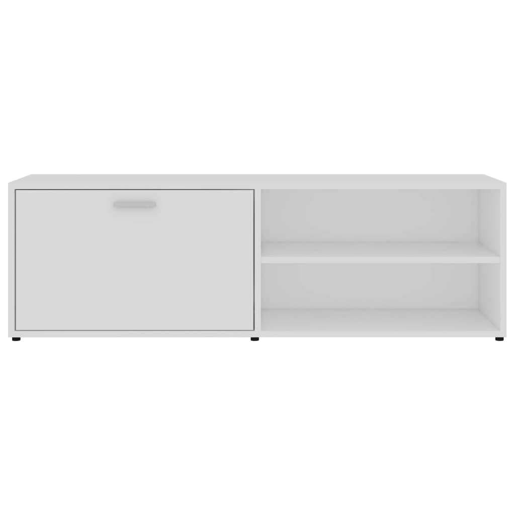 Móvel de TV 120x34x37 cm derivados de madeira branco