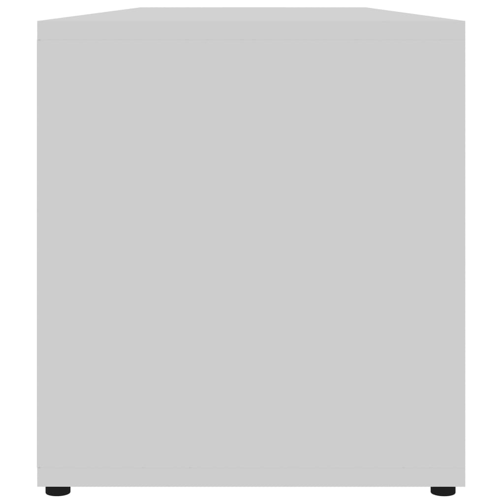 Móvel de TV 120x34x37 cm derivados de madeira branco