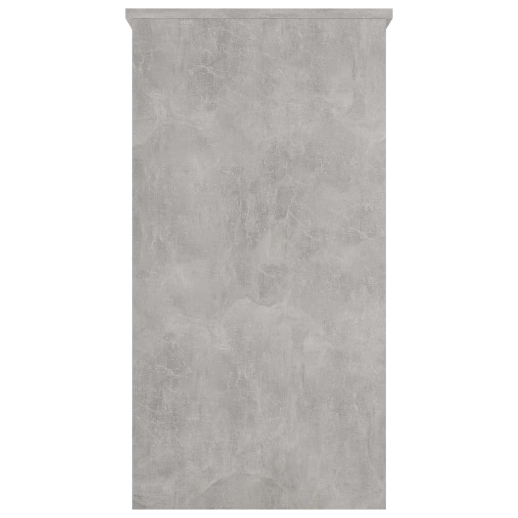 Secretária 80x40x75 cm derivados de madeira cinzento cimento