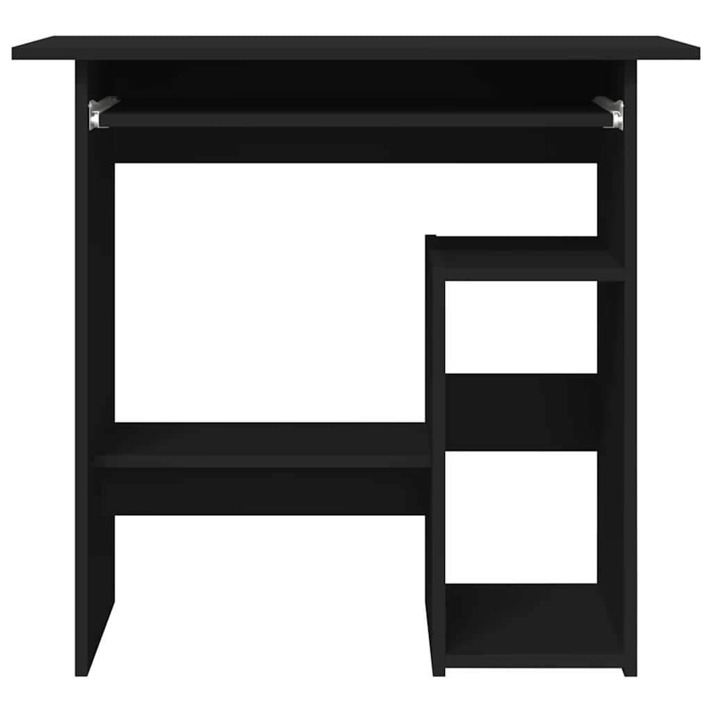 Secretária 80x45x74 cm derivados de madeira preto