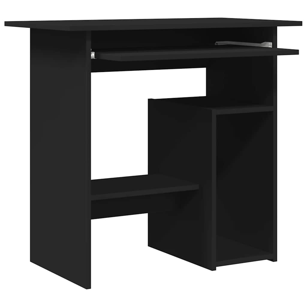 Secretária 80x45x74 cm derivados de madeira preto