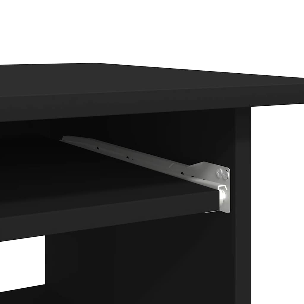 Secretária 80x45x74 cm derivados de madeira preto