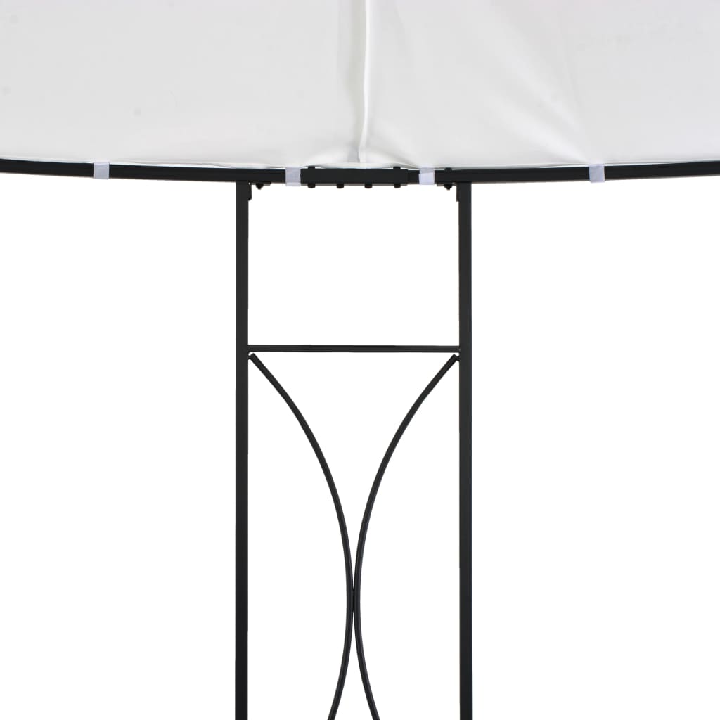 Gazebo redondo 300x290 cm branco
