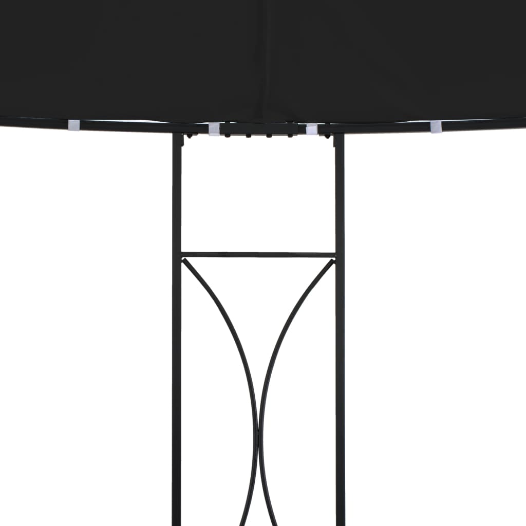 Gazebo redondo 300x290 cm antracite