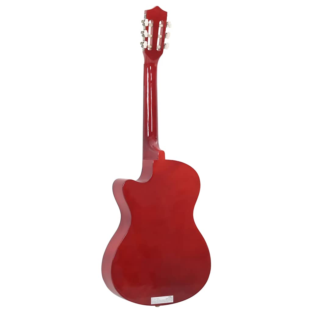 12 pcs conjunto de guitarra acústica cutaway com 6 cordas 38"