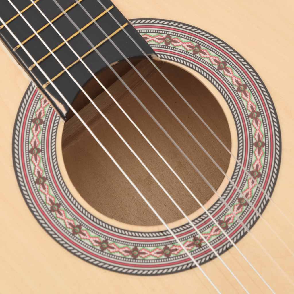 12 pcs conjunto de guitarra acústica cutaway com 6 cordas 38"