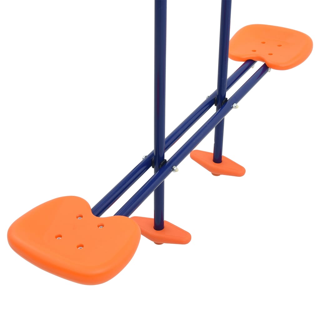 Conjunto de baloiços com argolas de ginástica e 4 assentos aço