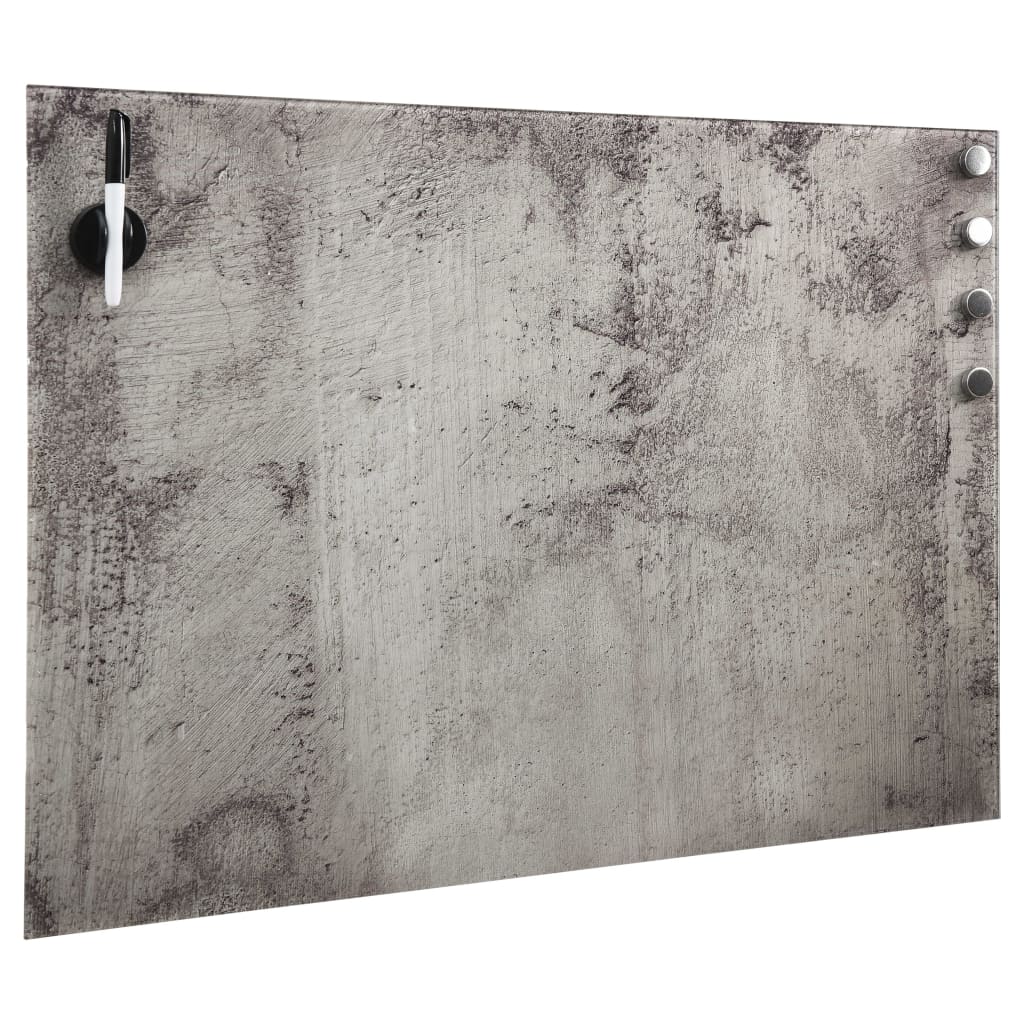 Quadro magnético em vidro para parede 60x40 cm