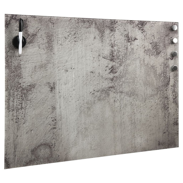 Quadro magnético em vidro para parede 80x60 cm