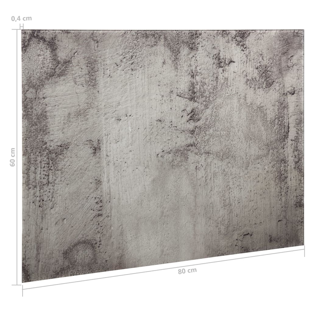 Quadro magnético em vidro para parede 80x60 cm