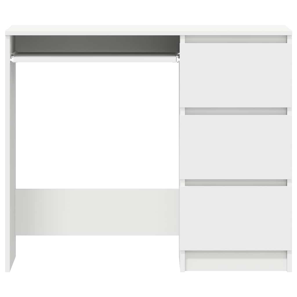Secretária 90x45x76 cm derivados de madeira branco