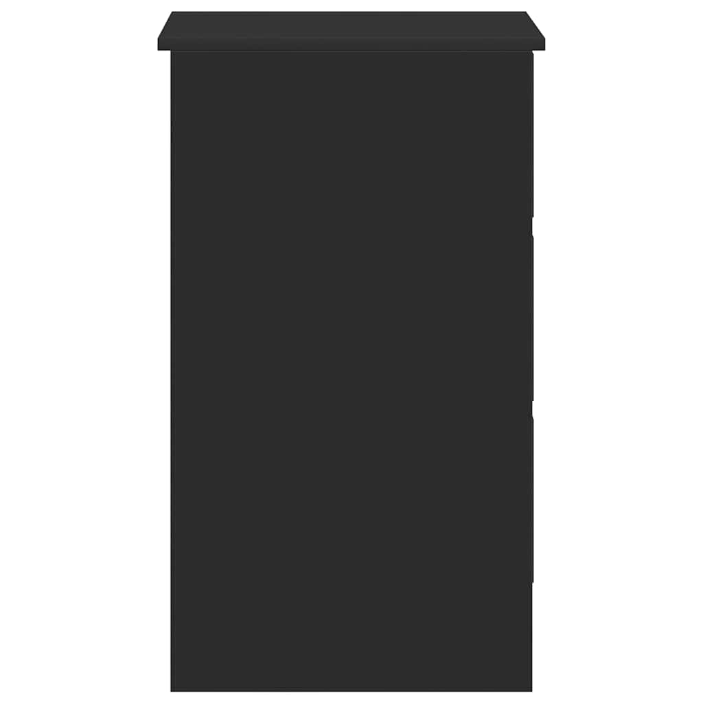 Secretária 90x45x76 cm derivados de madeira preto