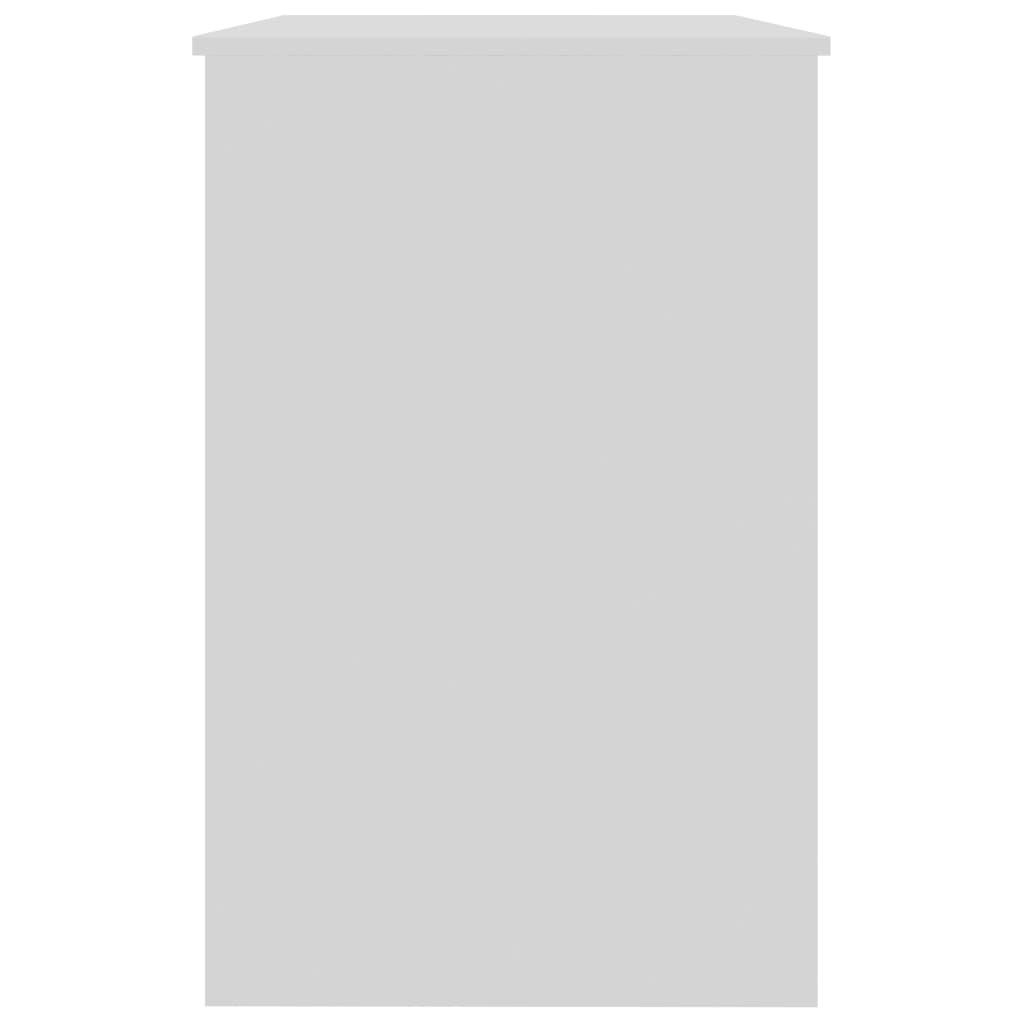 Secretária 100x50x76 cm derivados de madeira branco brilhante