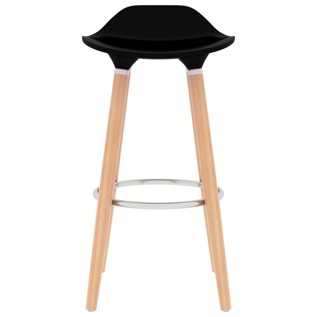Bancos de bar 2 pcs preto