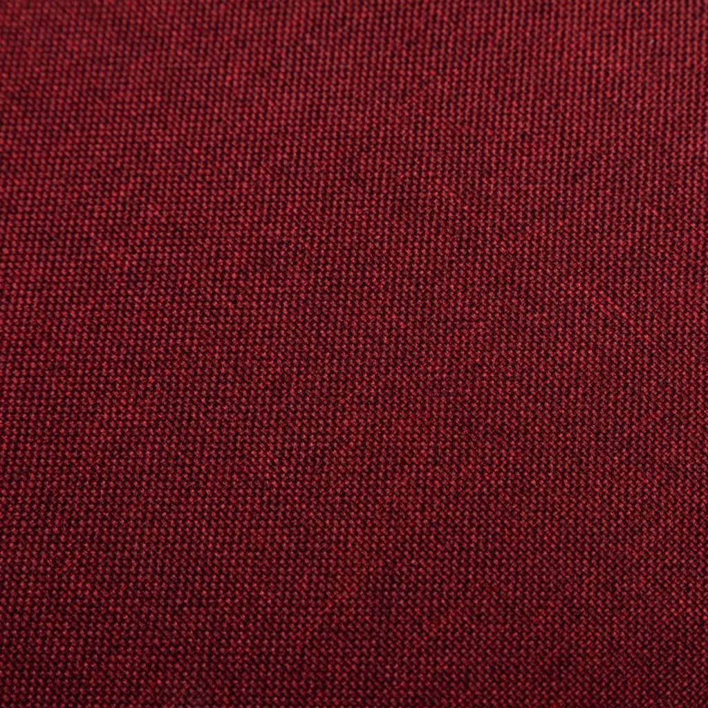 Bancos de bar 2 pcs tecido vermelho tinto
