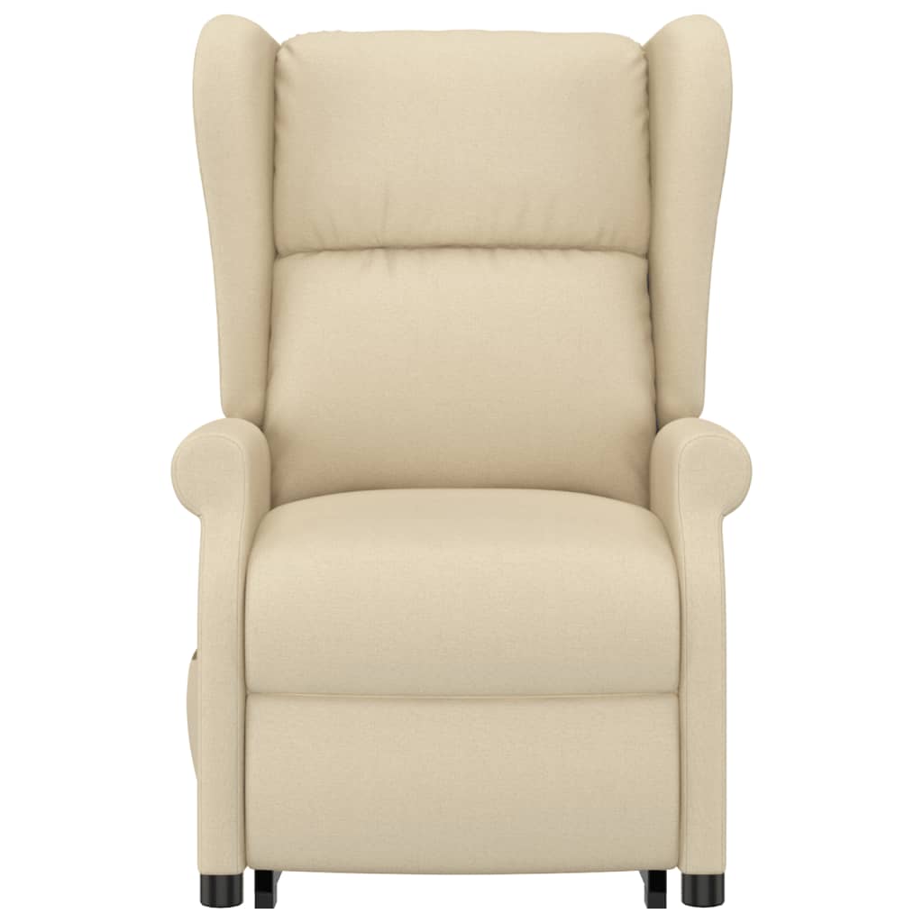 Poltrona de massagens tecido cor creme