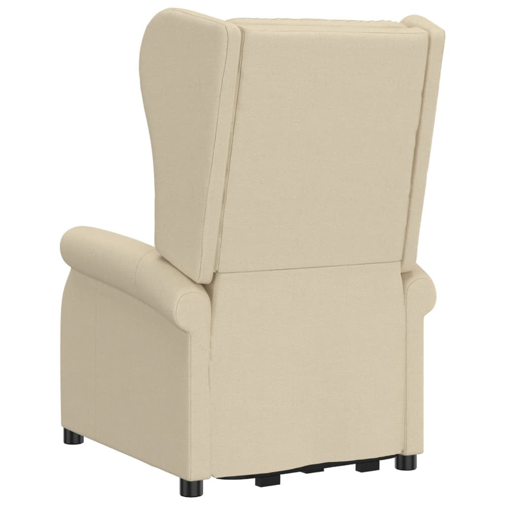 Poltrona de massagens tecido cor creme