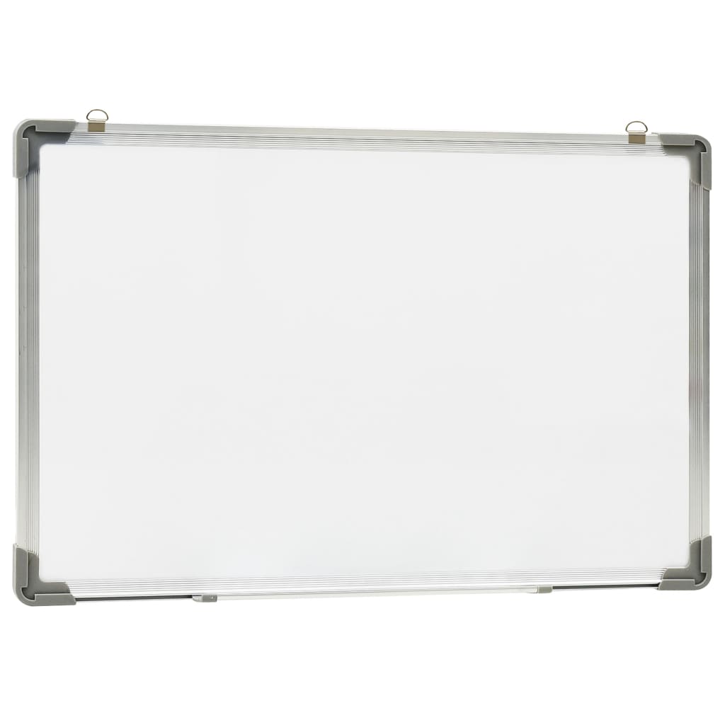 Quadro de escrita magnético 60x40 cm aço branco