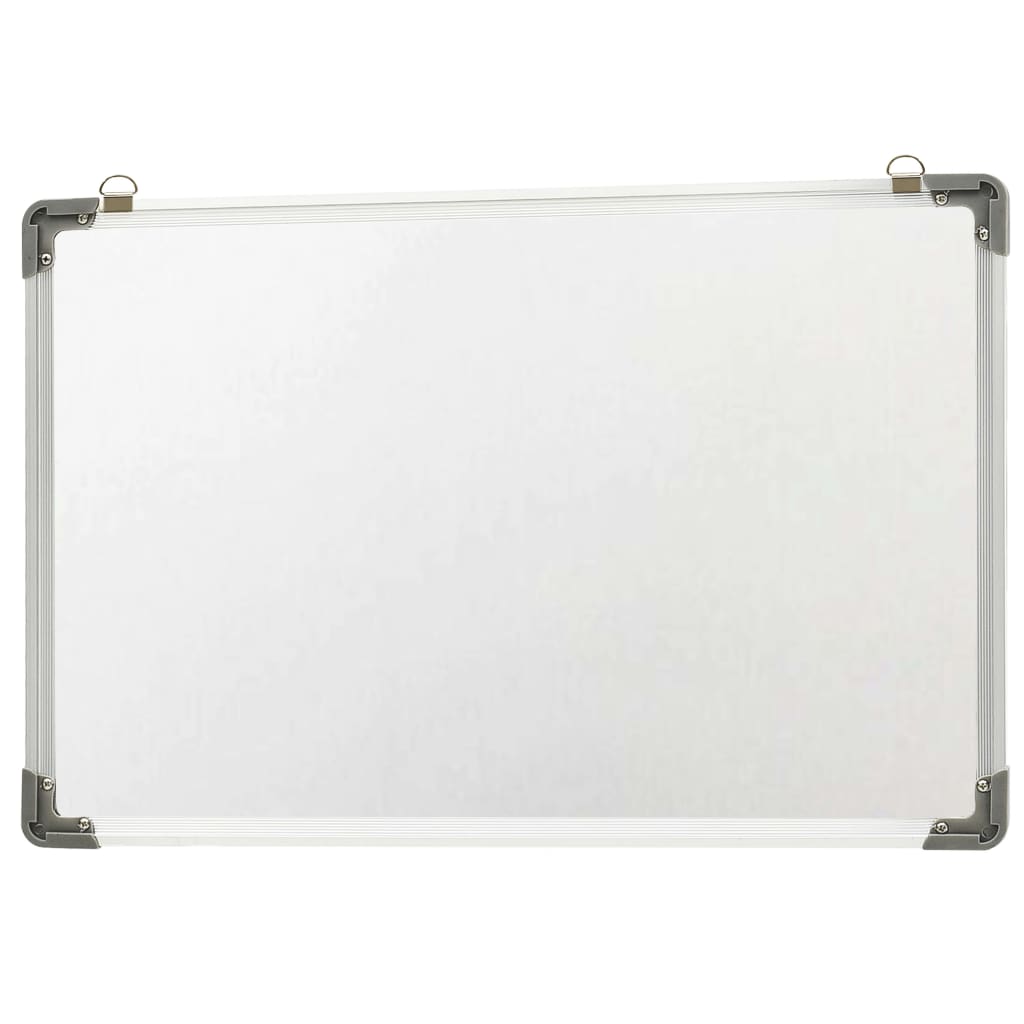 Quadro de escrita magnético 60x40 cm aço branco