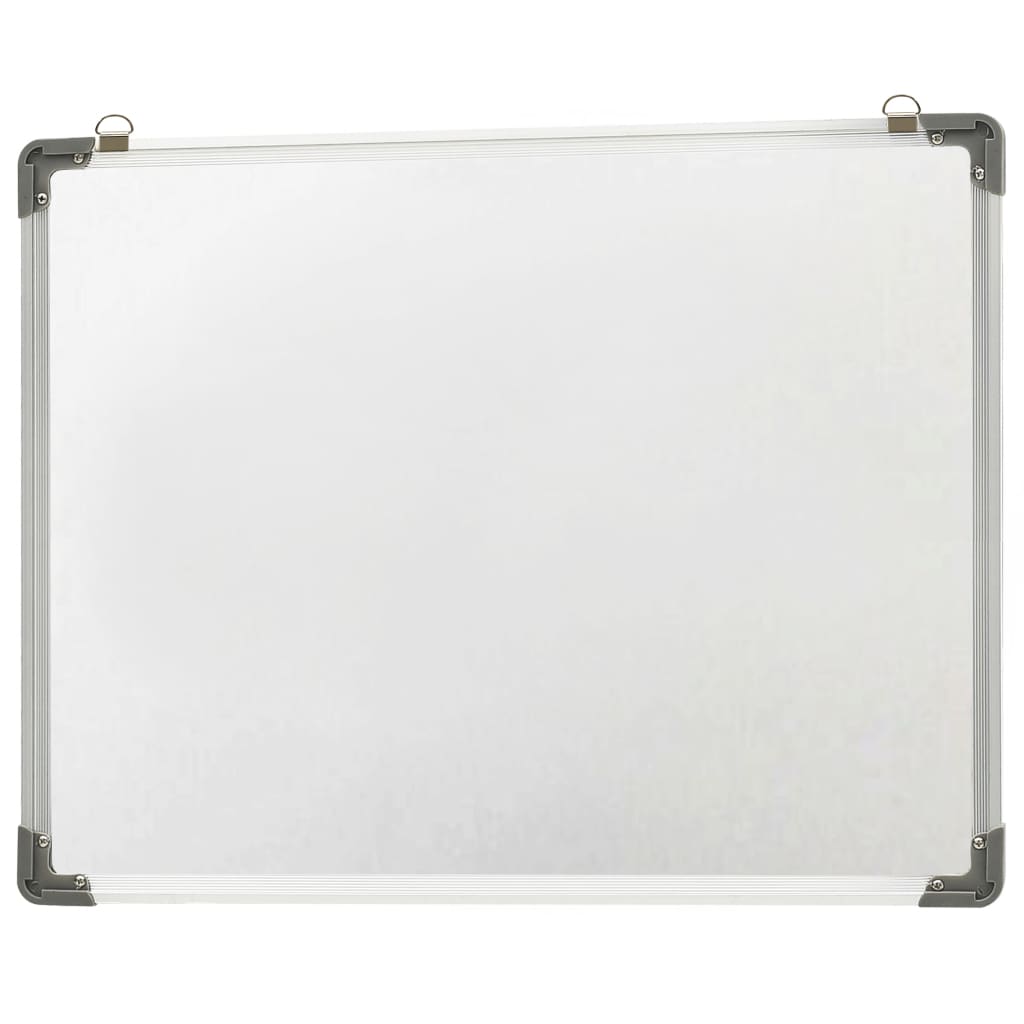 Quadro de escrita magnético 90x60 cm aço branco