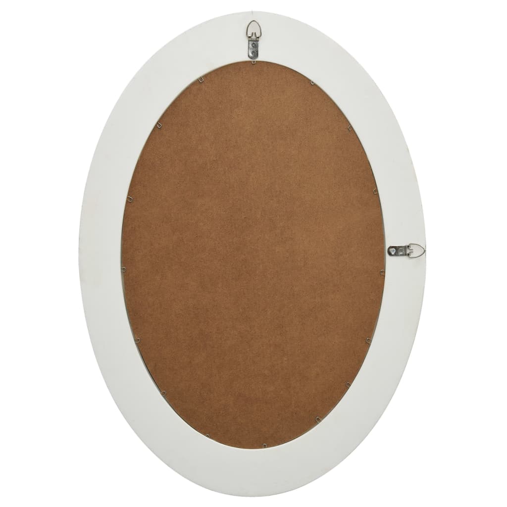 Espelho de parede estilo barroco 50x70 cm branco