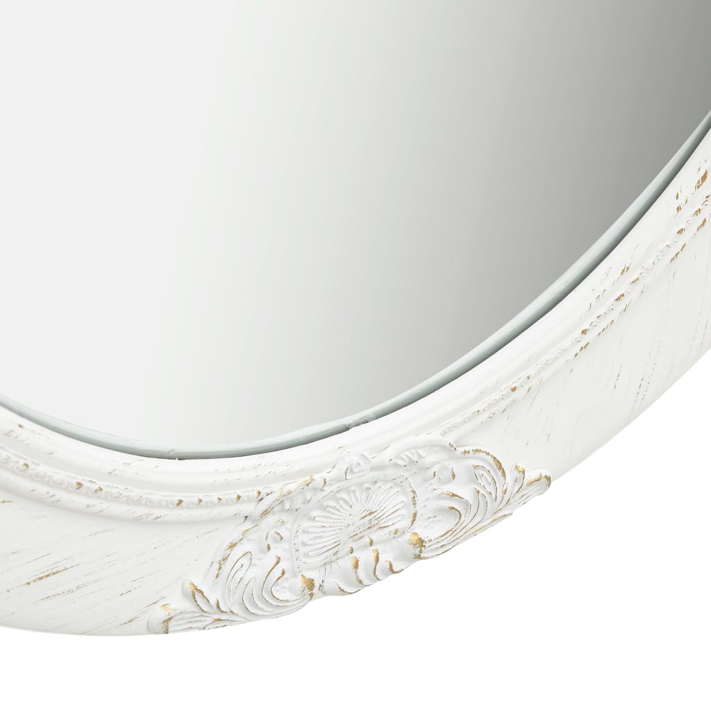 Espelho de parede estilo barroco 50x70 cm branco