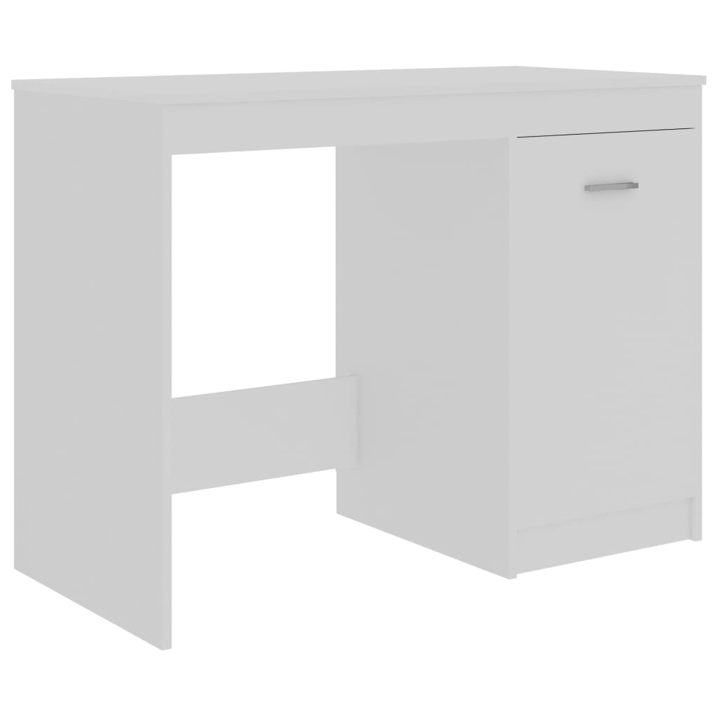 Secretária 140x50x76 cm contraplacado branco
