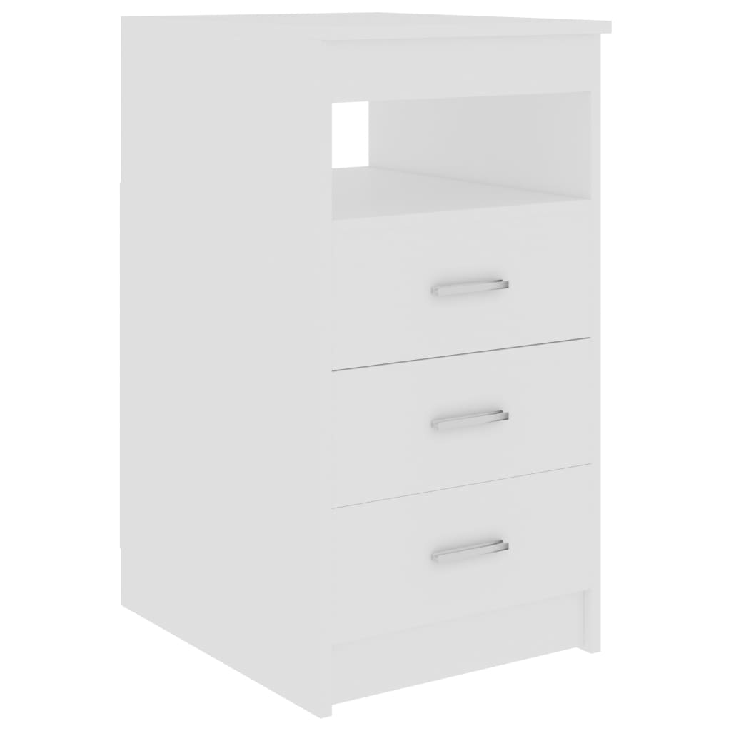 Secretária 140x50x76 cm contraplacado branco