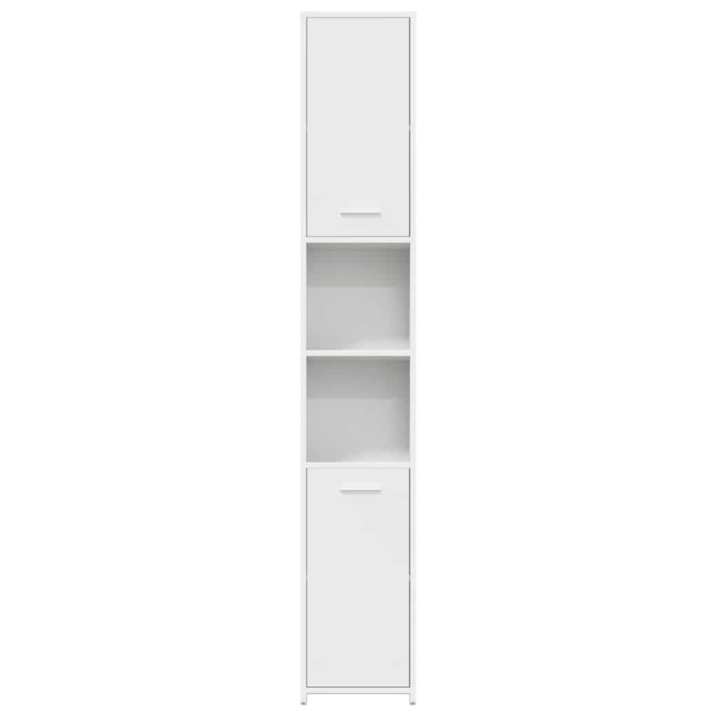 Armário de casa de banho derivados de madeira branco