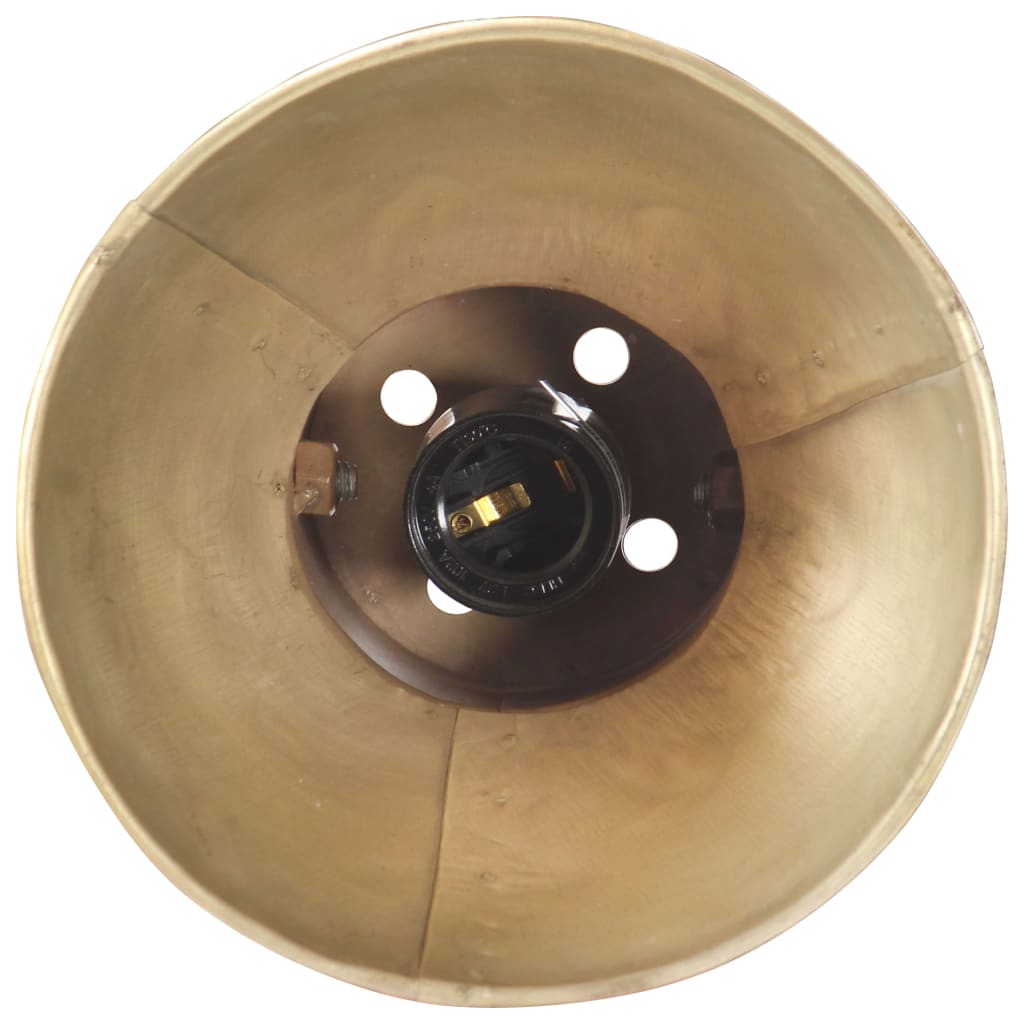Candeeiro de parede redondo estilo industrial E27 bronze