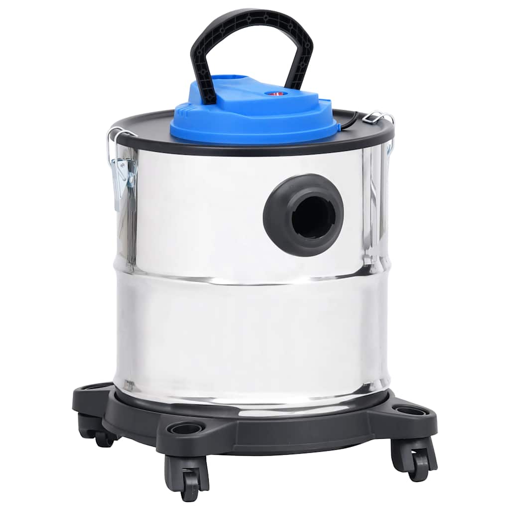 Aspirador de cinzas com filtro HEPA 1200 W 20 L aço inoxidável
