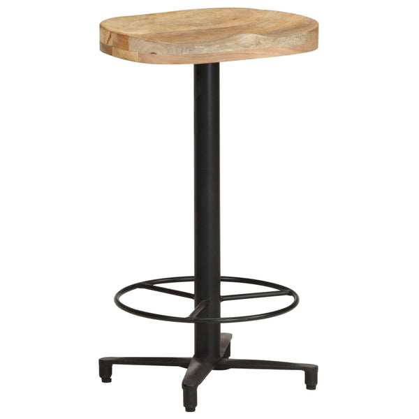 Bancos de bar 2 pcs 66 cm madeira de mangueira maciça