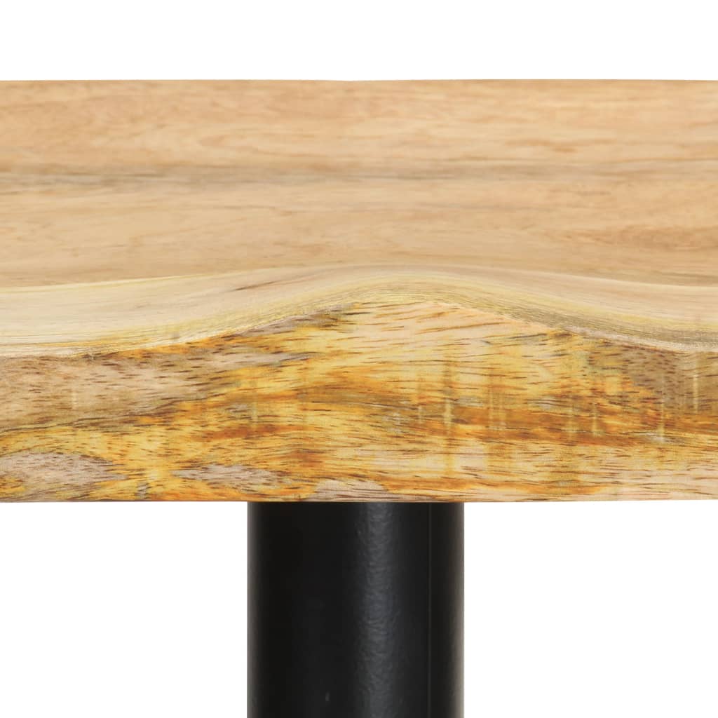 Bancos de bar 2 pcs 66 cm madeira de mangueira maciça