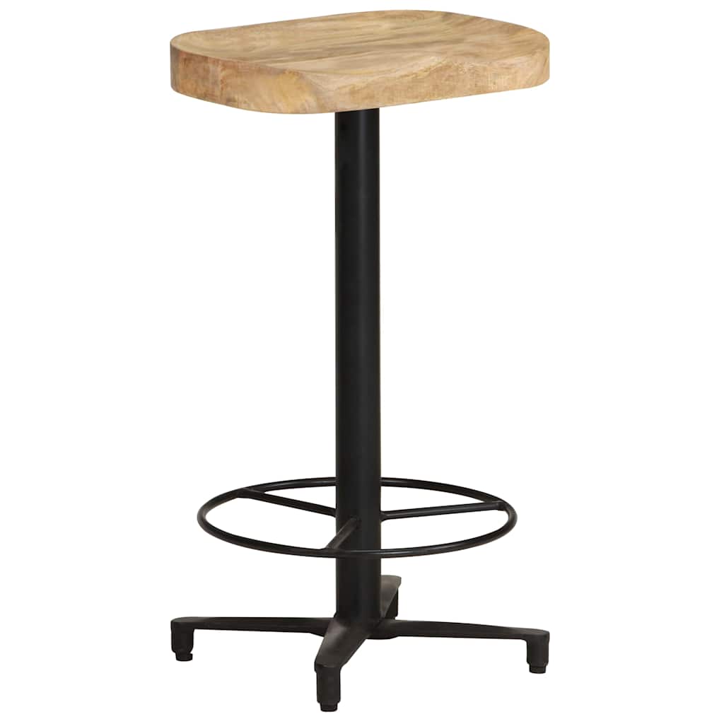Bancos de bar 2 pcs 66 cm madeira de mangueira maciça