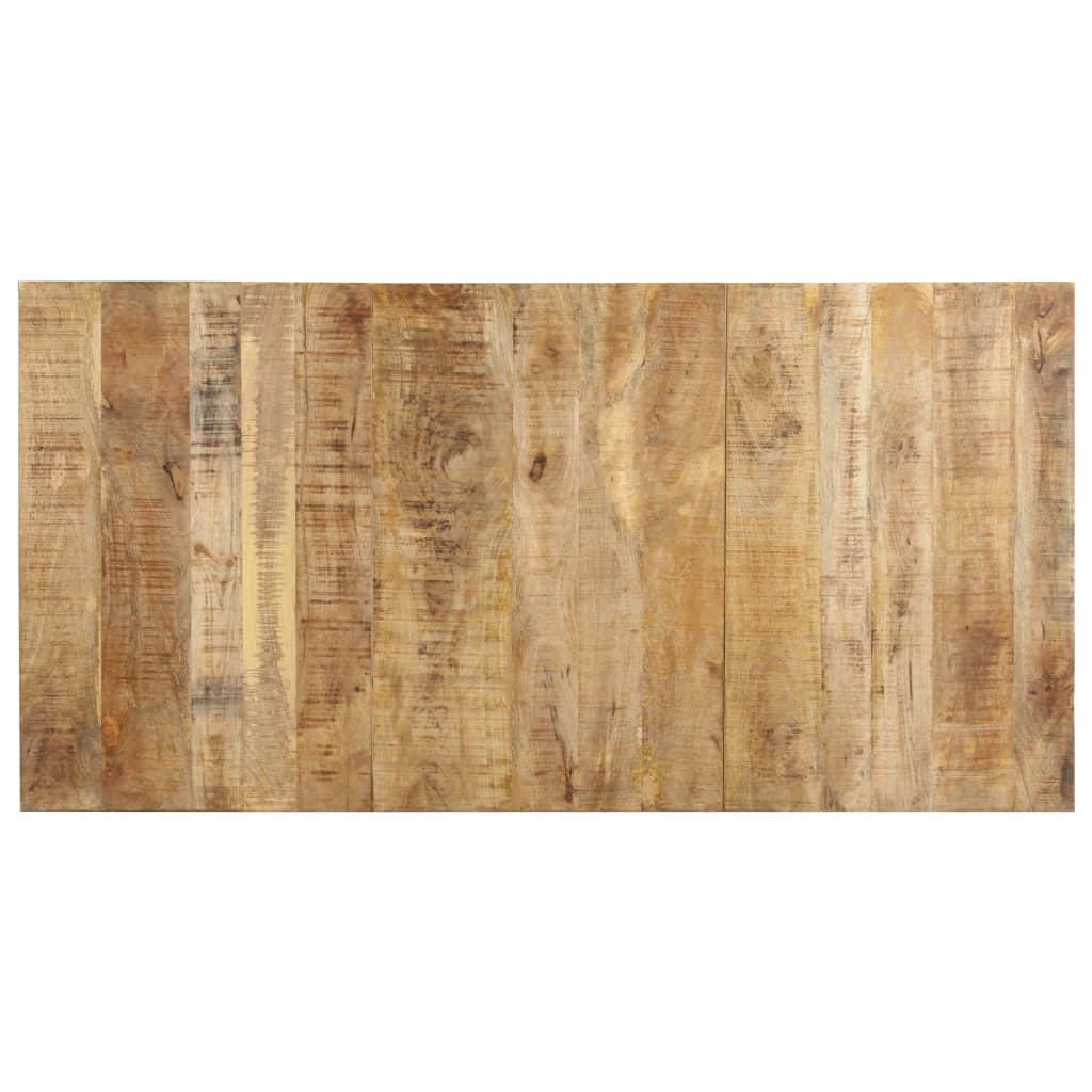 Mesa de jantar 180x90x76 cm madeira de mangueira áspera
