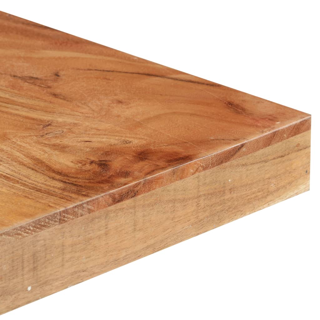 Mesa de jantar 160x80x76 cm madeira de acácia maciça