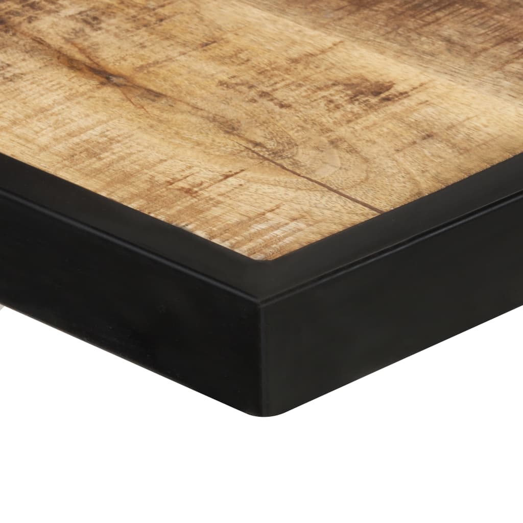 Mesa de jantar 160 cm madeira de mangueira áspera