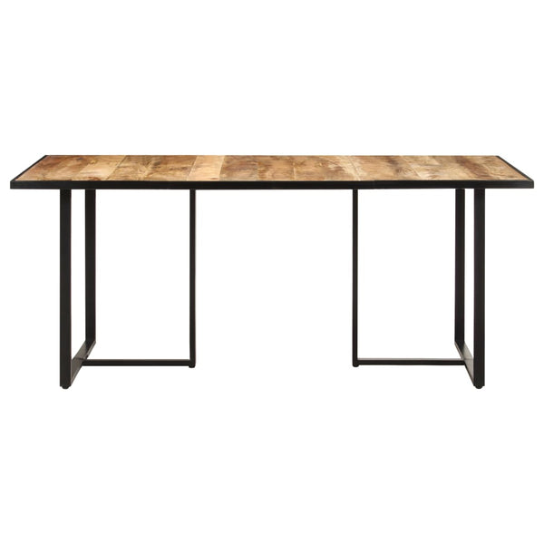 Mesa de jantar 180 cm madeira de mangueira áspera