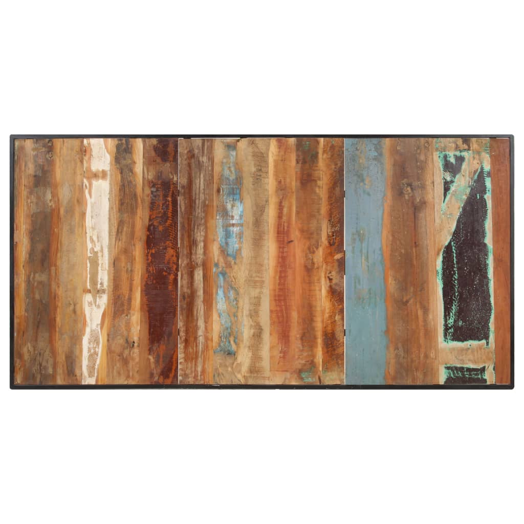 Mesa de jantar 180 cm madeira recuperada maciça