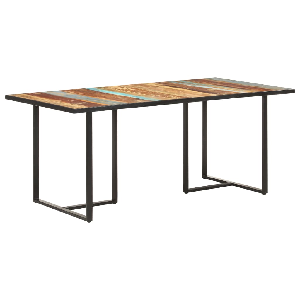 Mesa de jantar 180 cm madeira recuperada maciça