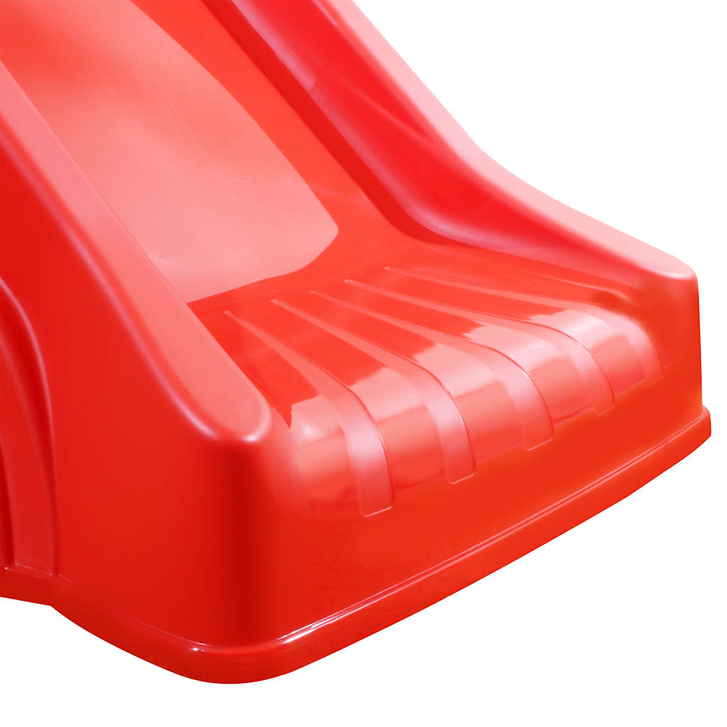 Escorrega dobrável infantil interior/exterior vermelho/amarelo