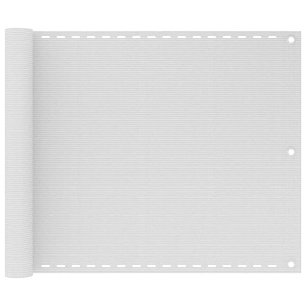 Tela de varanda 75x300 cm PEAD branco