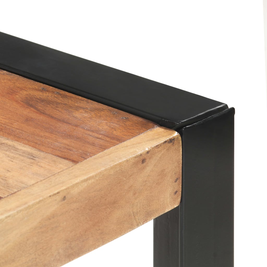 Mesa de jantar 180x90x75 cm madeira maciça