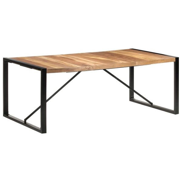 Mesa de jantar 200x100x75 cm madeira maciça