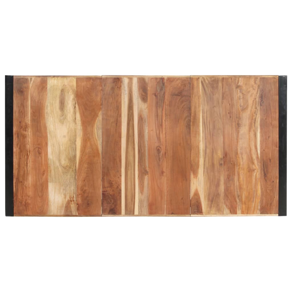 Mesa de jantar 200x100x75 cm madeira maciça