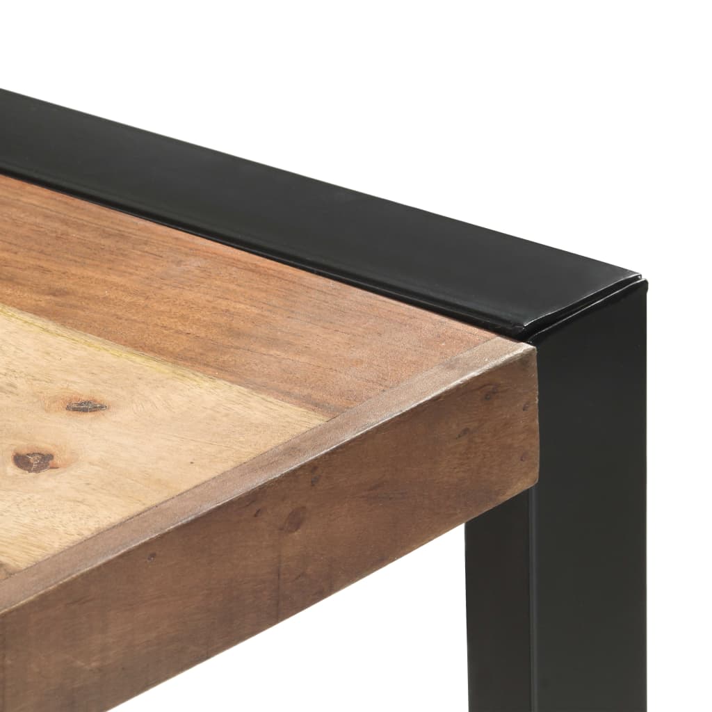 Mesa de jantar 200x100x75 cm madeira maciça