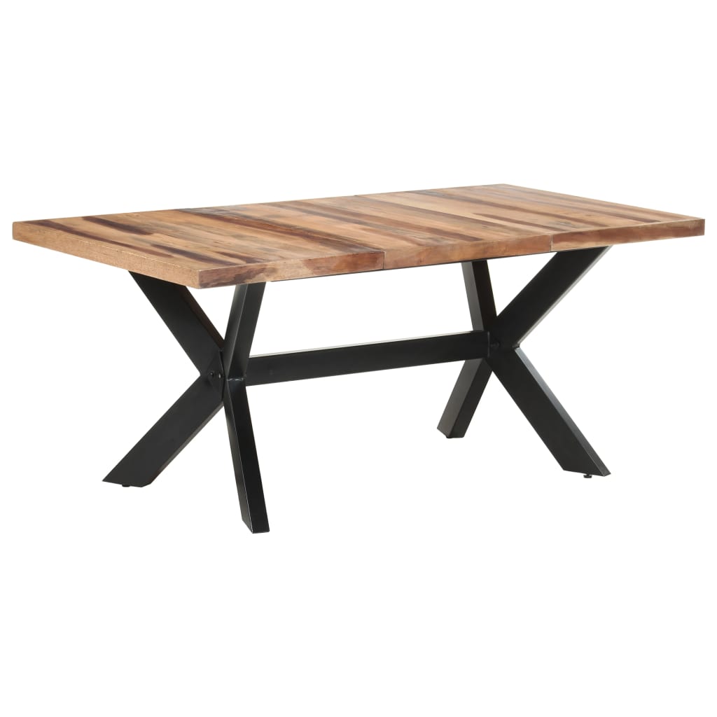 Mesa de jantar 180x90x75 cm madeira maciça c/ acabamento a mel