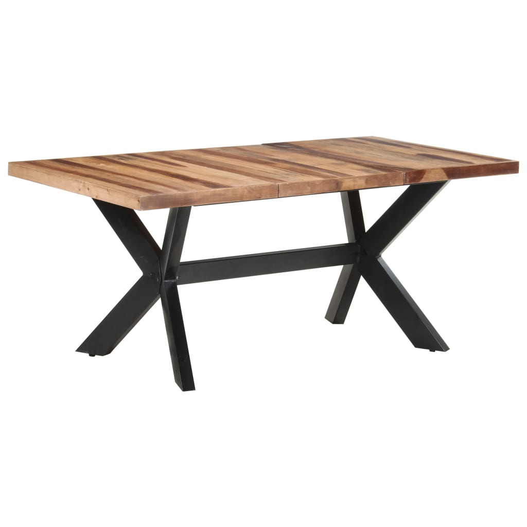 Mesa de jantar 180x90x75 cm madeira maciça c/ acabamento a mel
