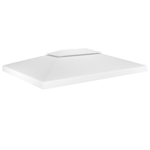 Cobertura de gazebo com 2 camadas 310 g/m² 4x3 m branco